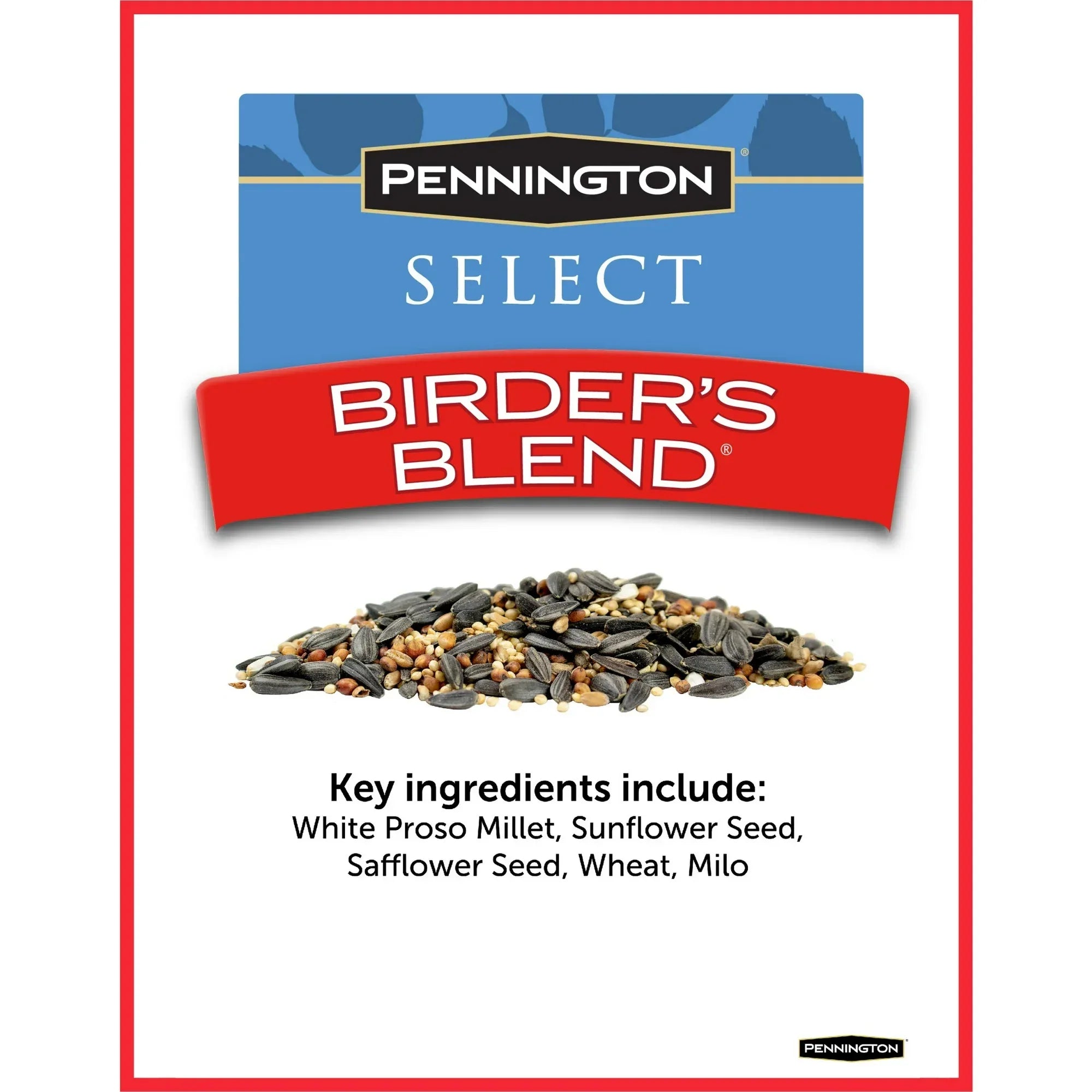 Wholesale Price with free shipping across the USA for Pennington Select Birder's Blend, Wild Bird Seed and Feed, 14 lb. Bag, 1 Pack, Dry - Manji Distributors