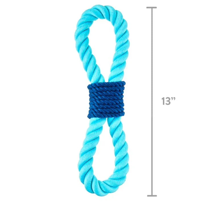 Wholesale Price with free shipping across the USA for Vibrant Life Chomp and Tug Buddy Rope Dog Toy, Chewable - Manji Distributors