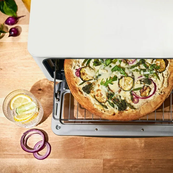 Wholesale Price with free shipping across the USA for Beautiful Infrared Air Fryer Toaster Oven, 9-Slice, 1800 W, White Icing by Drew Barrymore - Manji Distributors