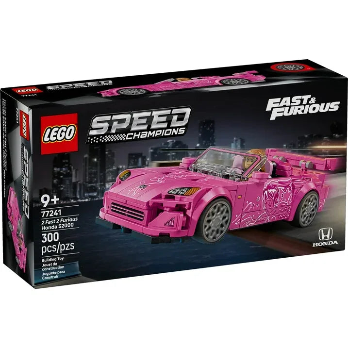 Wholesale Price with free shipping across the USA for LEGO Speed Champions 2 Fast 2 Furious Honda S2000 Car Toy for Kids, Boys, and Girls, Ages 9+ - Birthday Gift Idea for Race Car and Movie Fans - Includes Suki Minifigure - 77241 - Manji Distributors