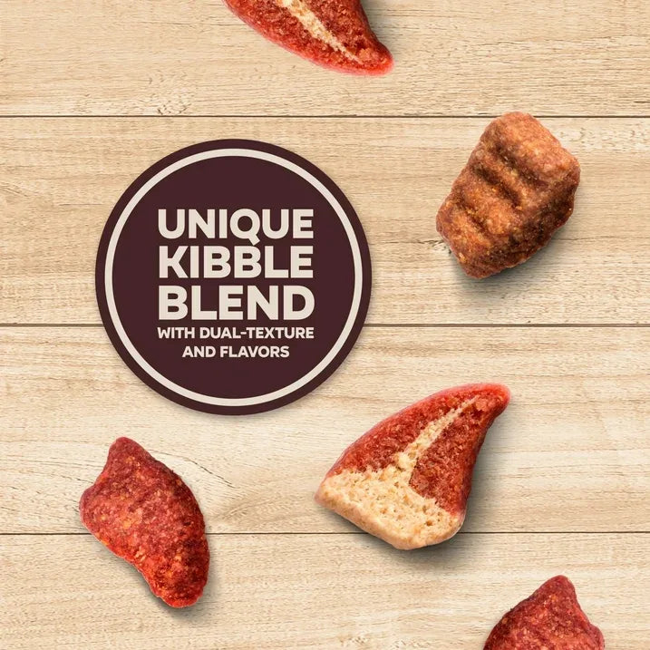 Wholesale Price with free shipping across the USA for Kibbles 'n Bits Triple Steak Flavor Dry High Protein Dog Food 40 lb Bag - Manji Distributors