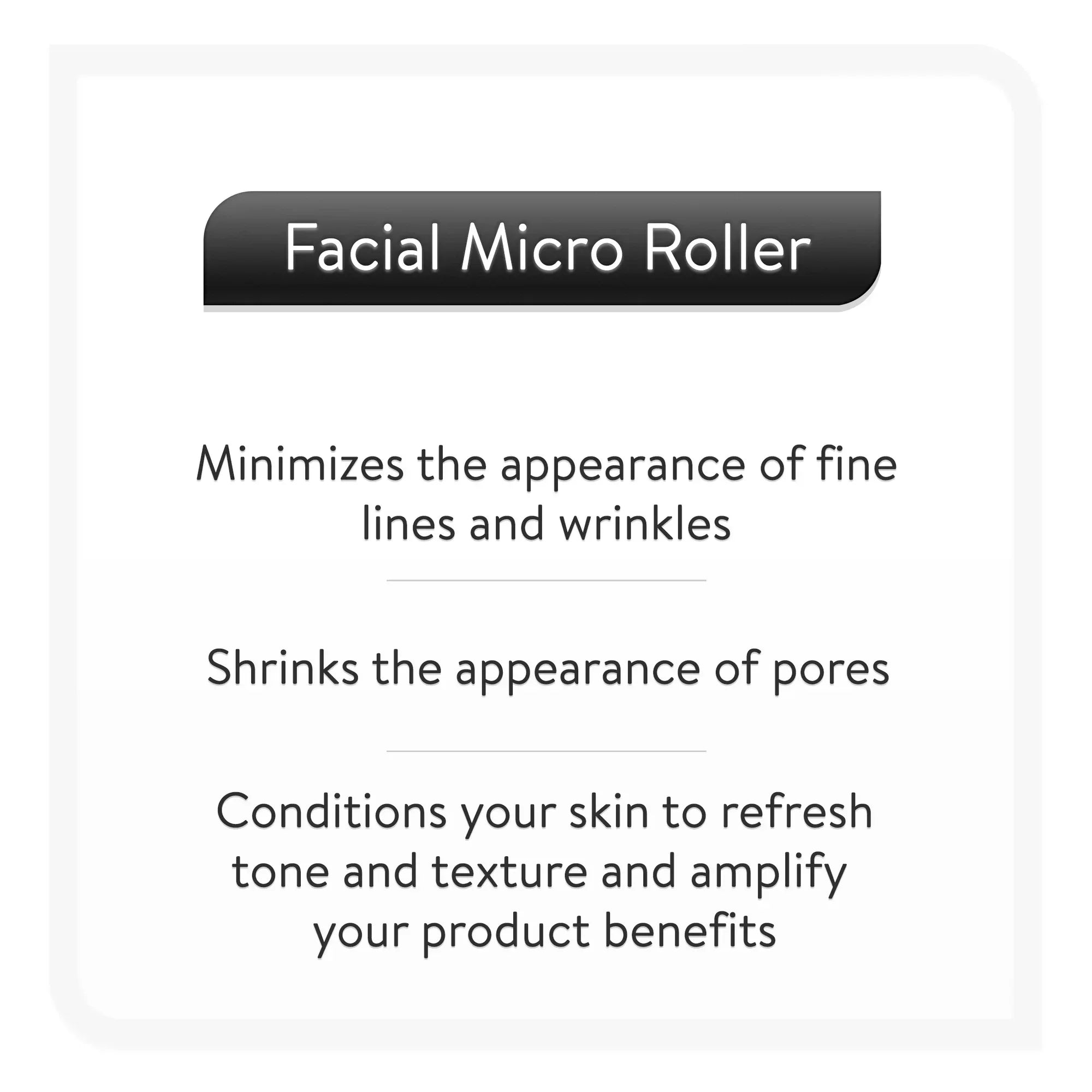 Wholesale Price with free shipping across the USA for Equate Beauty Facial Micro Roller - Manji Distributors