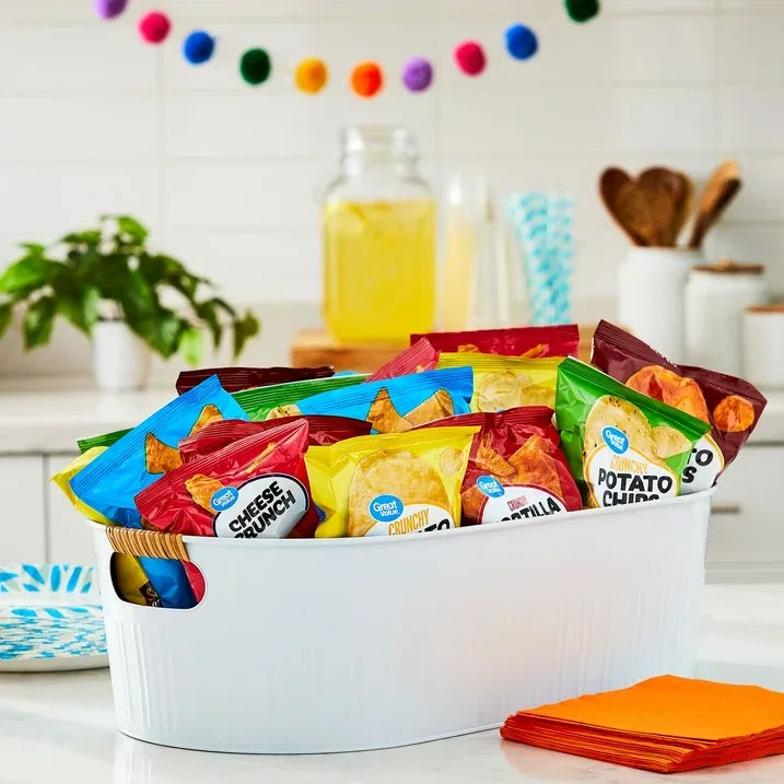 Wholesale Price with free shipping across the USA for Great Value Family Variety Chips Pack, 30 Count, 1 oz - Manji Distributors