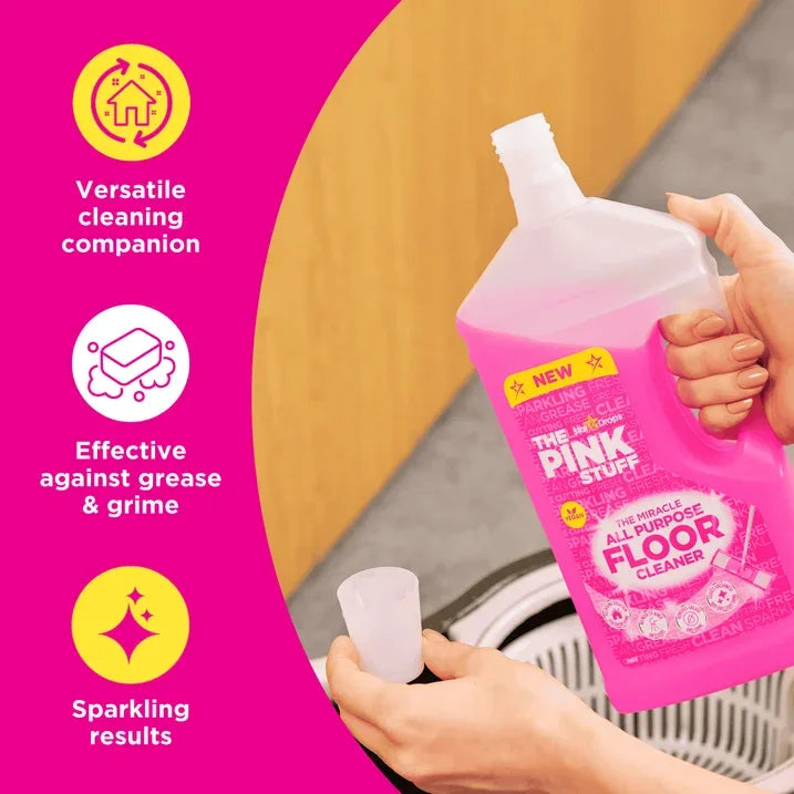 Wholesale Price with free shipping across the USA for The Pink Stuff, Miracle All-Purpose Liquid Floor Cleaner, 33.8 fl. oz. - Manji Distributors