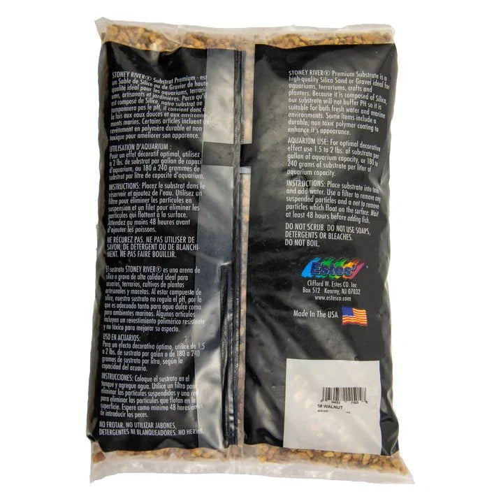 Wholesale Price with free shipping across the USA for (4 pack) Natural Walnut Gravel 5 Lb bag - Manji Distributors