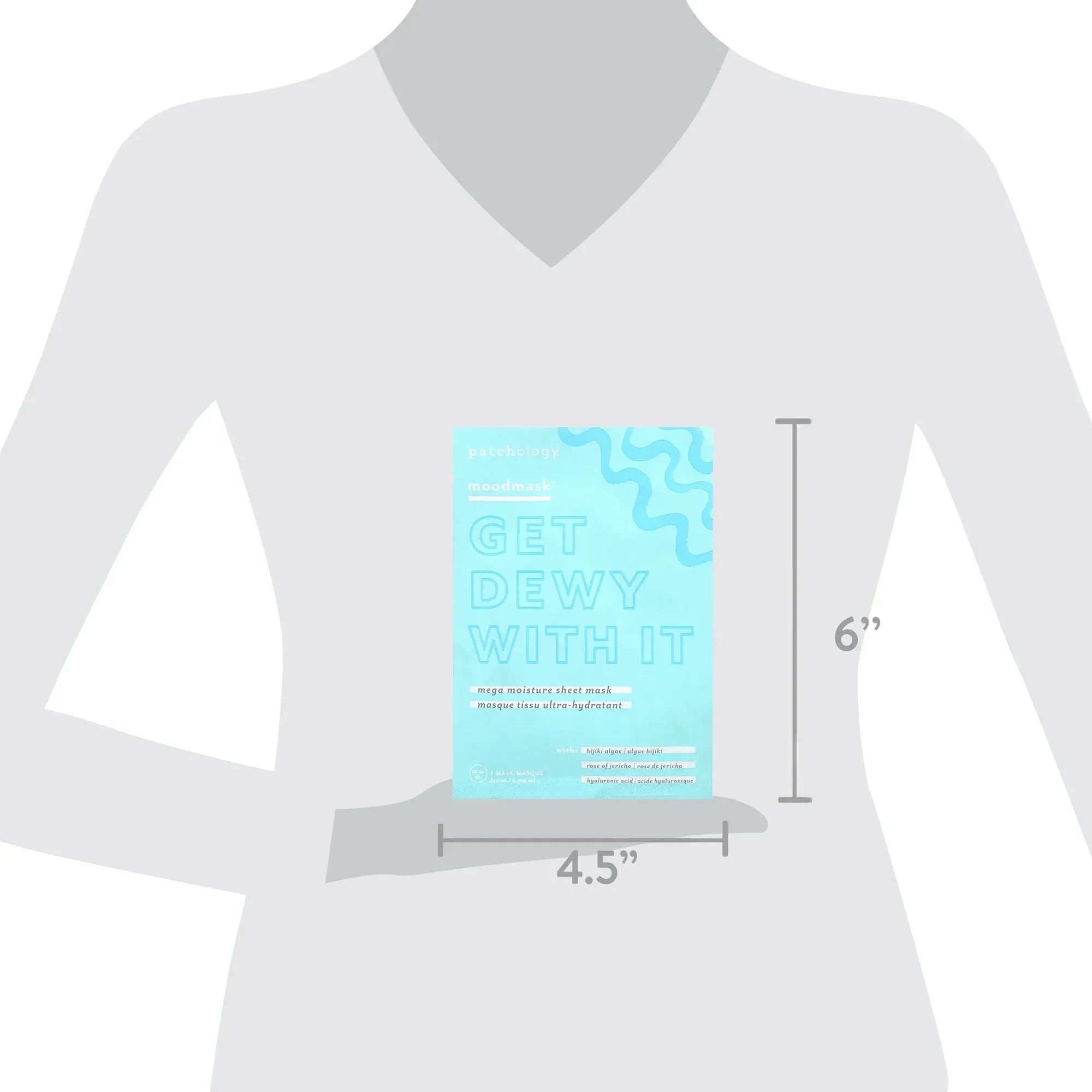 Wholesale Price with free shipping across the USA for Patchology Moodmask Get Dewy With It Sheet Mask, 0.705 oz - Manji Distributors