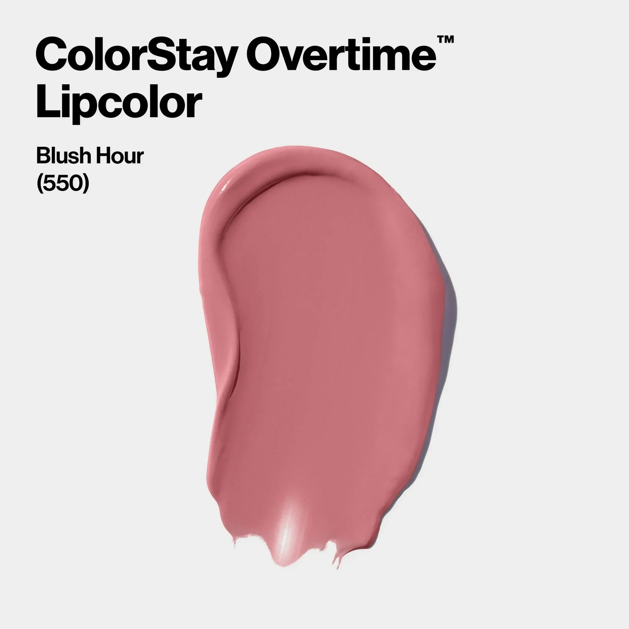 Wholesale Price with free shipping across the USA for Revlon ColorStay Overtime Longwearing Gloss Lipstick with Vitamin E, 550 Blush Hour, 0.07 fl oz - Manji Distributors