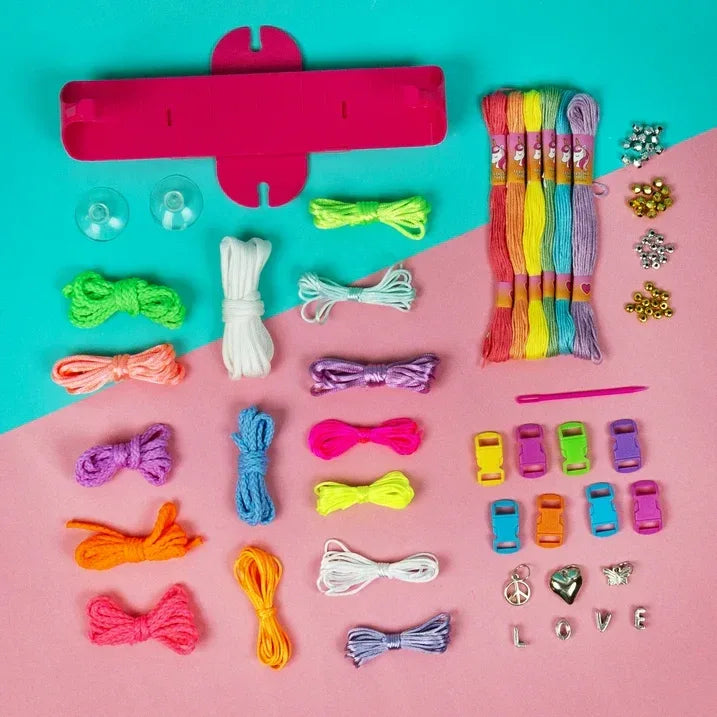 Wholesale Price with free shipping across the USA for Just My Style D.I.Y. Multicolor Satin Cord Bracelet Maker, Arts & Crafts, 6+ - Manji Distributors