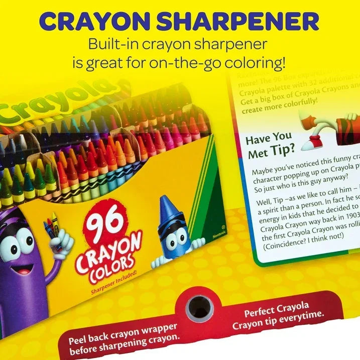 Wholesale Price with free shipping across the USA for Crayola Crayon Set, 96 Ct, Classroom Must Haves, Back School Supplies for Teachers and Students, Coloring Gift for Kids, Ages 4+ - Manji Distributors