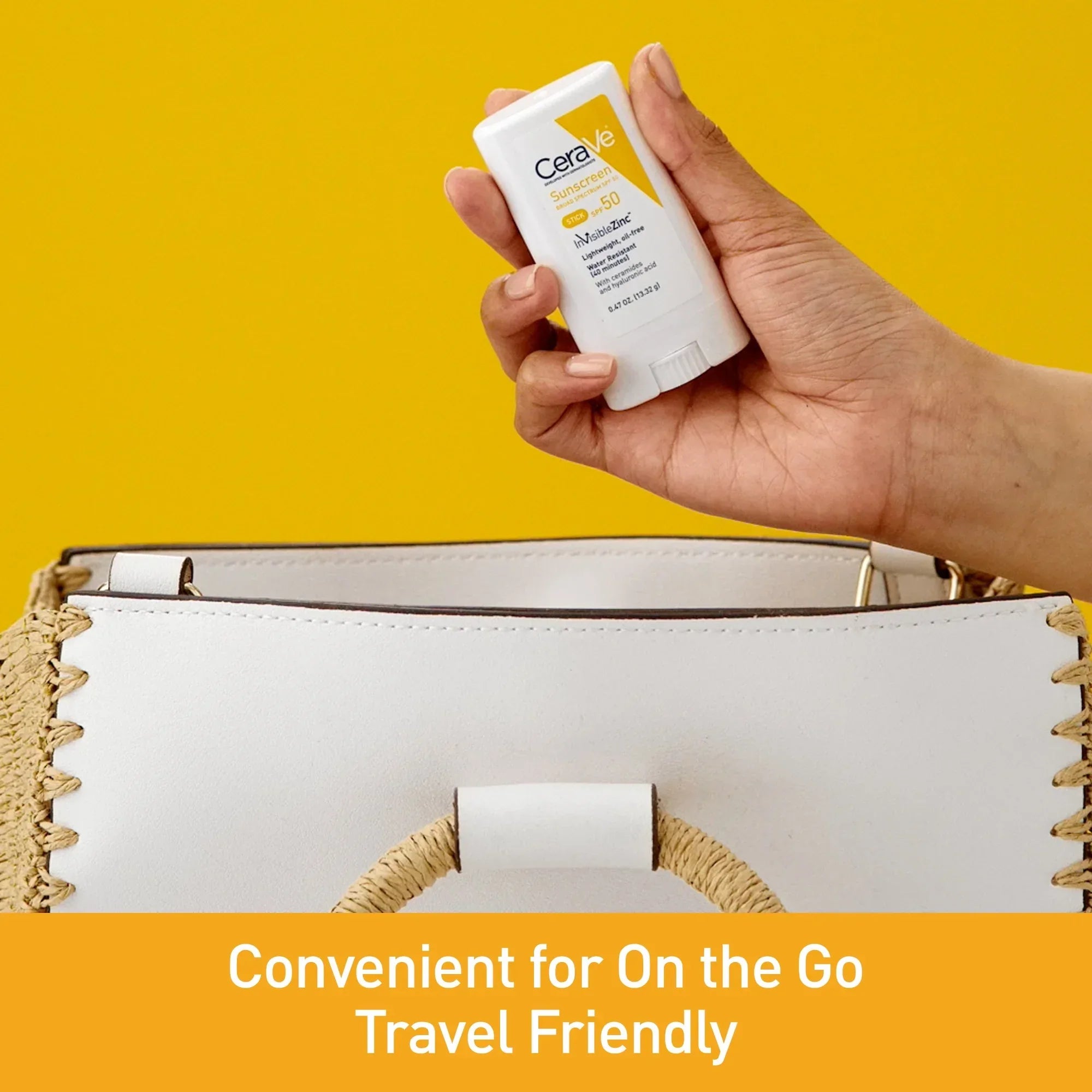 Wholesale Price with free shipping across the USA for CeraVe Hydrating Mineral Sunscreen Stick SPF 50 for Face & Body, 0.47 oz - Manji Distributors