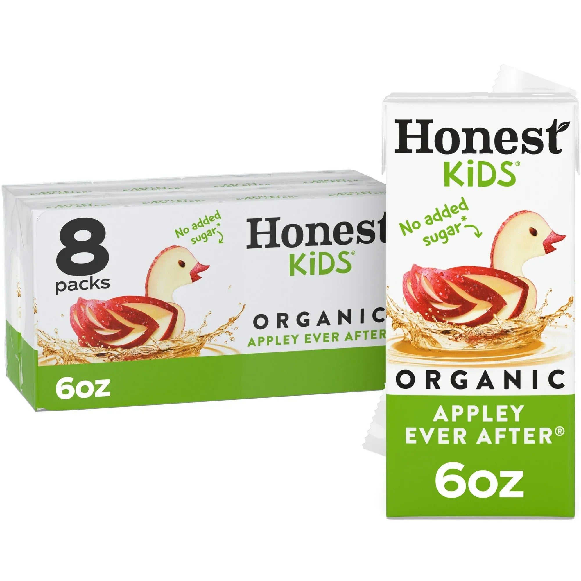 Wholesale Price with free shipping across the USA for (10 pack) Honest Kids Organic Appley Ever After Fruit Juice, 6 fl oz, 8 Juice Boxes - Manji Distributors