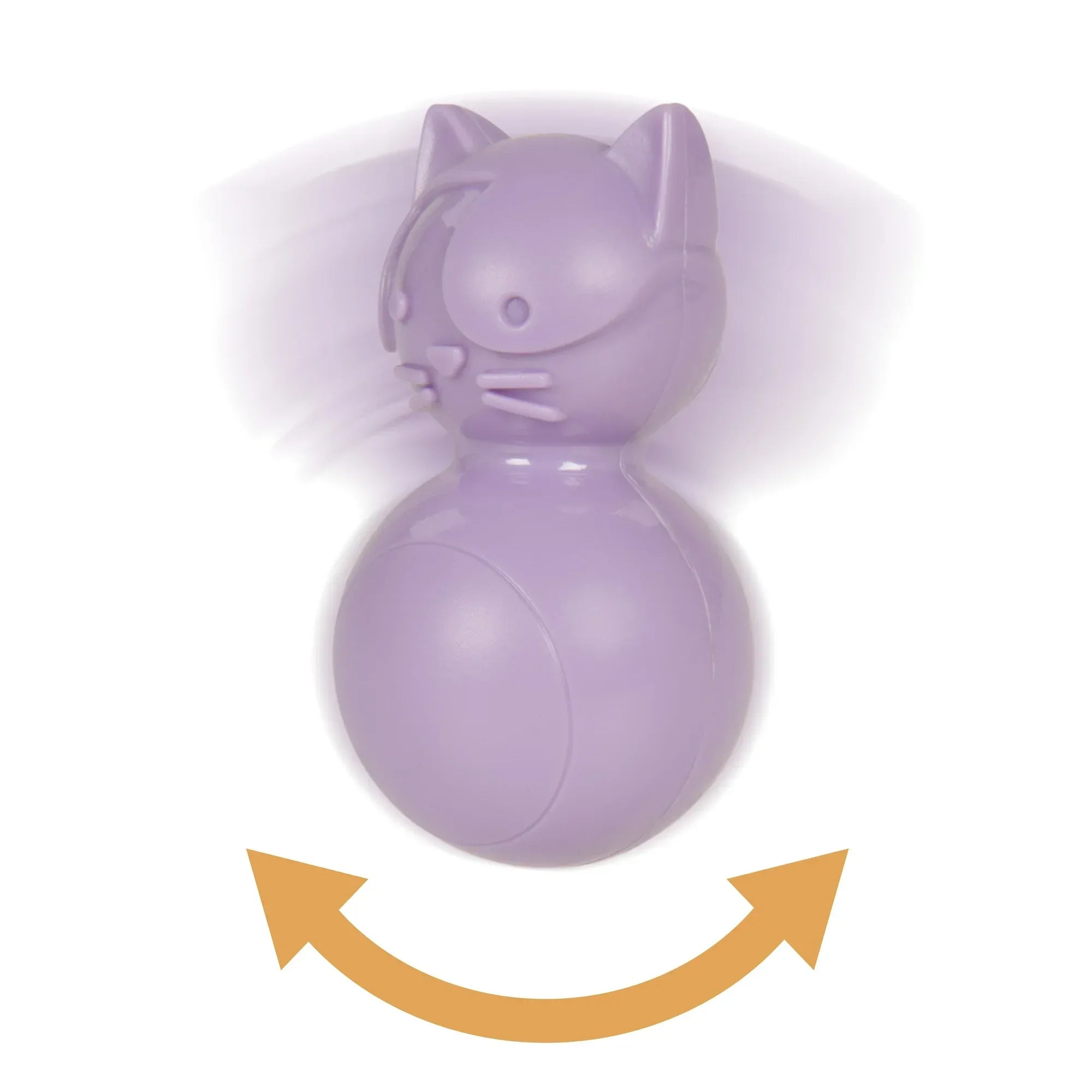 Wholesale Price with free shipping across the USA for SmartyKat Teeter Tiger Cat Exercise Toy – Stimulating Motion Toy for Cats, Purple - Manji Distributors