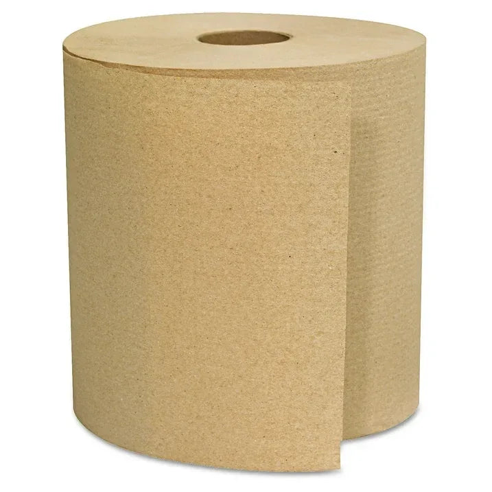 Wholesale Price with free shipping across the USA for GEN Hardwound Towels, Brown, 1-Ply, Brown, 800ft, 6 Rolls/Carton -GEN1825 - Manji Distributors