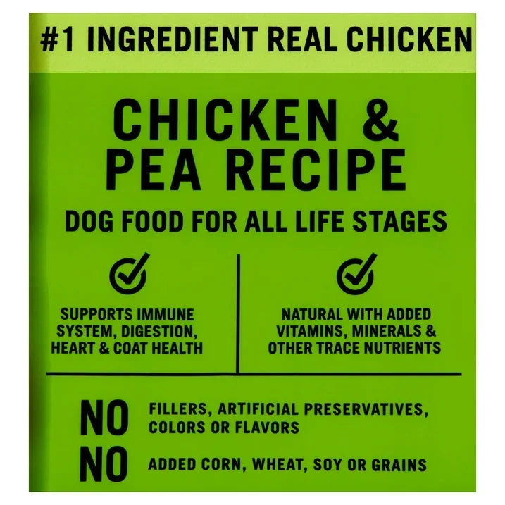 Wholesale Price with free shipping across the USA for Pure Balance Chicken & Pea Recipe Dry Dog Food, Grain-Free, 24 lbs - Manji Distributors