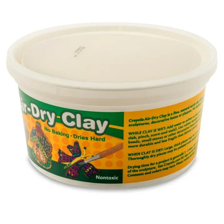 Wholesale Price with free shipping across the USA for Crayola Air Dry Clay Bucket, White, Clay for Kids, Arts & Crafts, School Supplies, Teacher Supplies - Manji Distributors