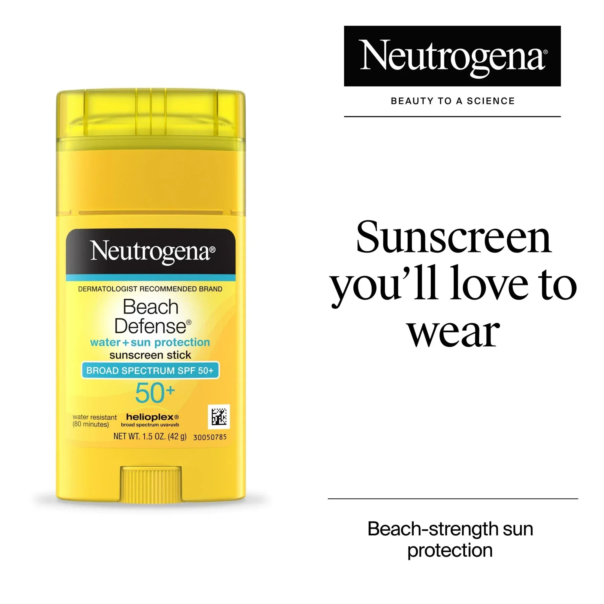 Wholesale Price with free shipping across the USA for Neutrogena Beach Defense Sunscreen Stick SPF 50+, Face & Body, 1.5 oz - Manji Distributors