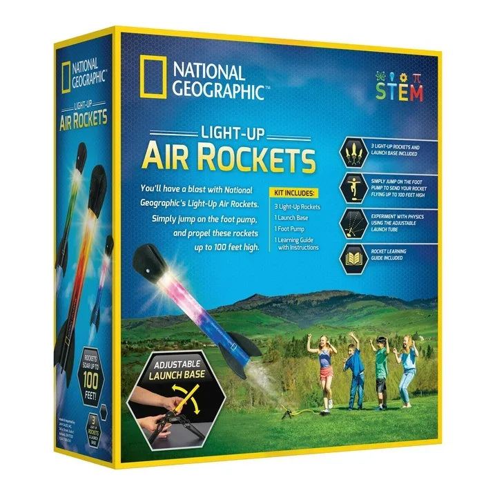 Wholesale Price with free shipping across the USA for National Geographic Light Up Air Rockets Set for Kids 8 Years and up - Manji Distributors