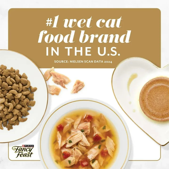 Wholesale Price with free shipping across the USA for (12 pack) Purina Fancy Feast Petites With Roasted Turkey Entrée with Sweet Potato in Gravy Gourmet Wet Cat Food Pate - Manji Distributors