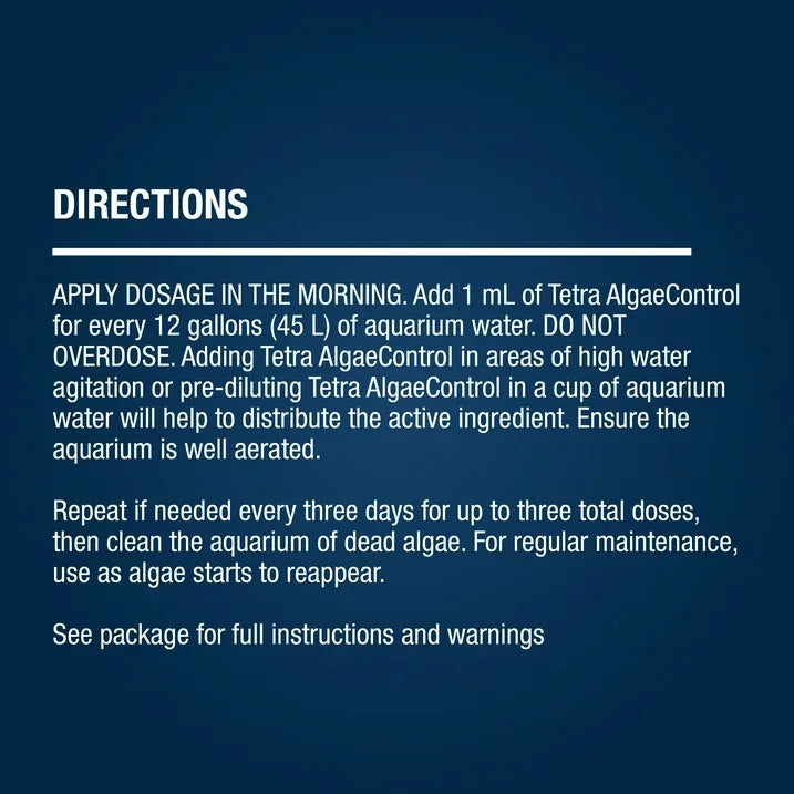 Wholesale Price with free shipping across the USA for Tetra Algae Control Aquarium Water Treatment, Controls Algae in Aquariums, 1.69 oz. - Manji Distributors