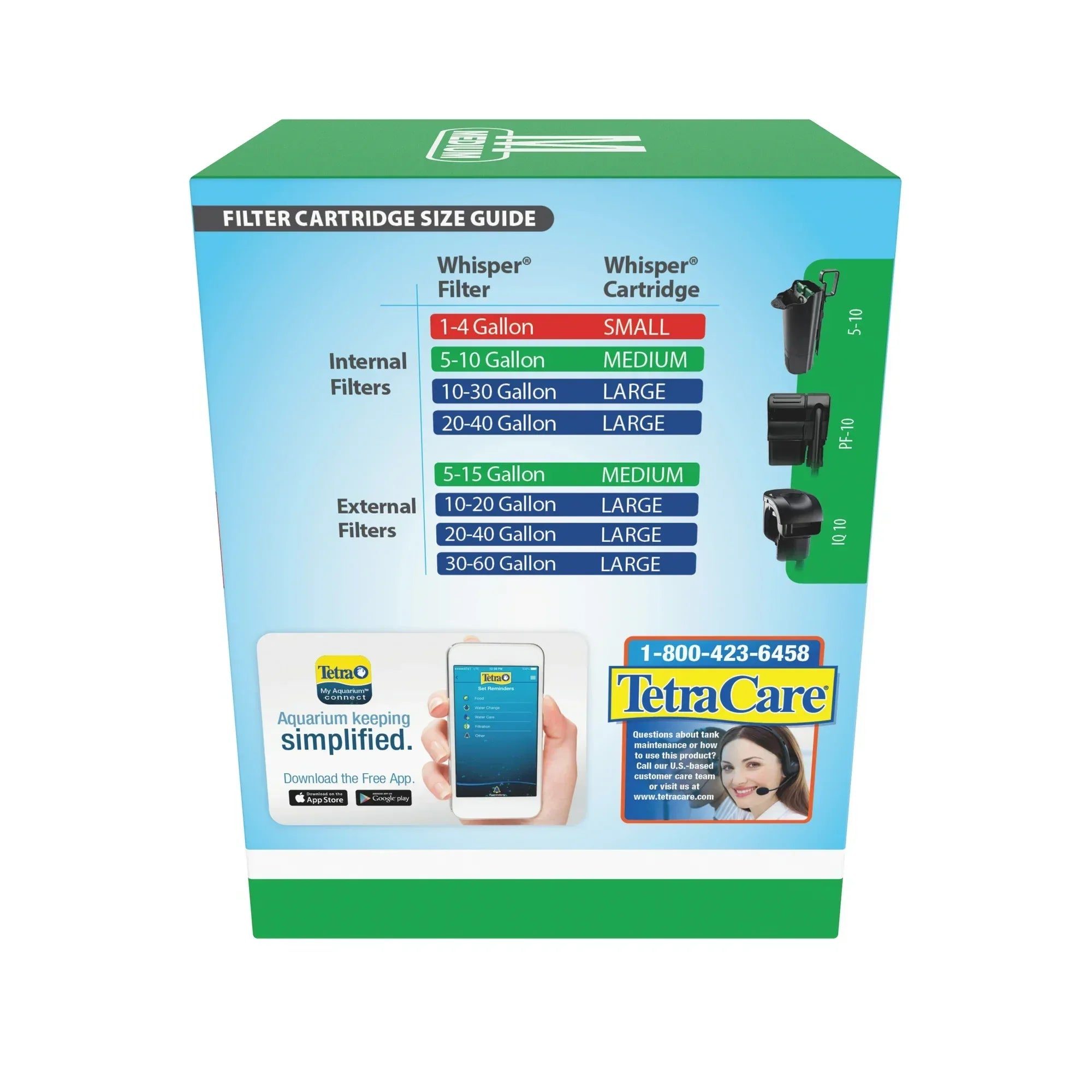 Wholesale Price with free shipping across the USA for Tetra Whisper Replacement Carbon Aquarium Filter Cartridges, Med 6 count - Manji Distributors